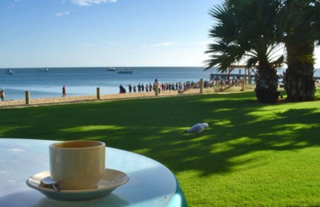 Time to relax and enjoy the 'vibe' of Monkey Mia